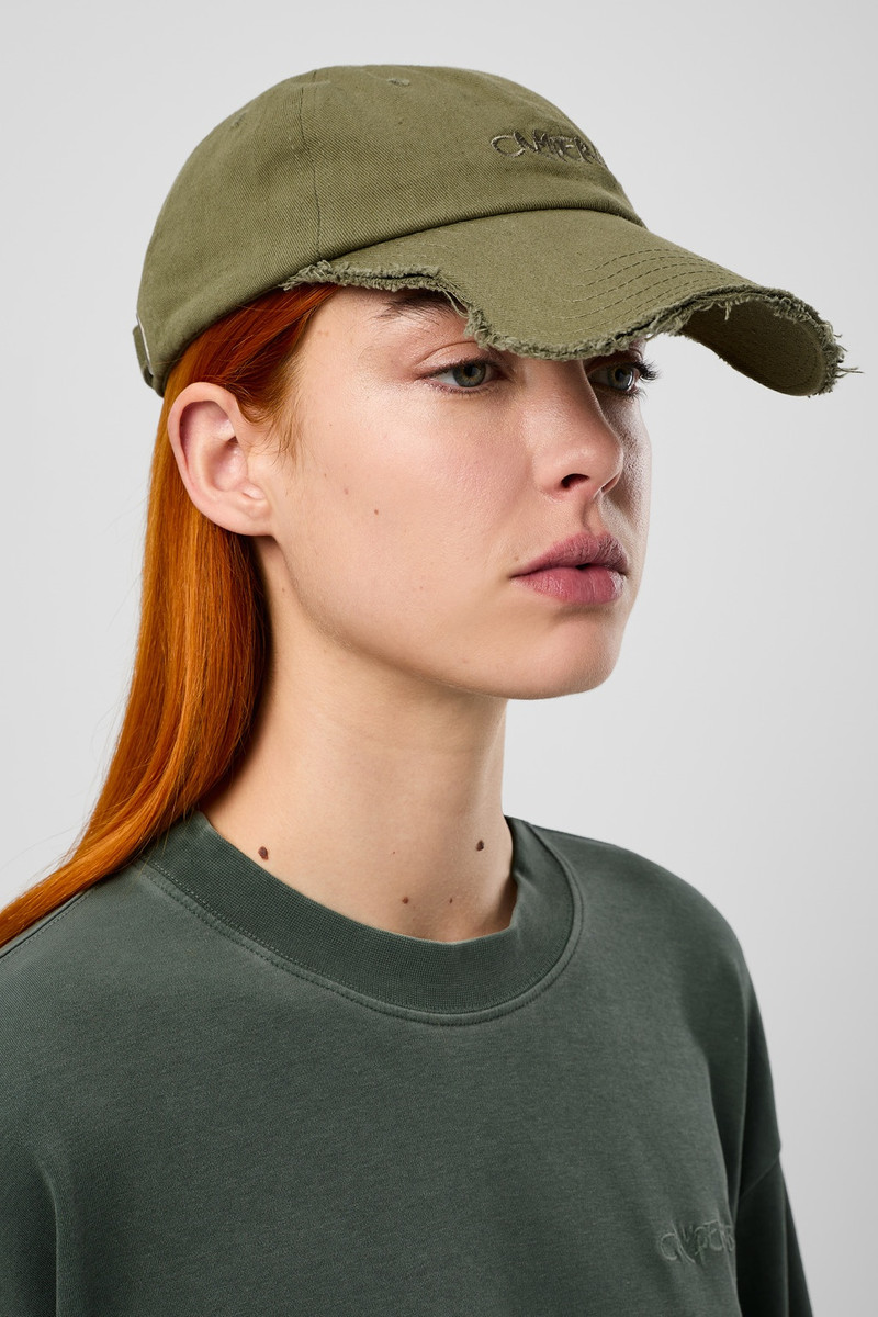 Green Cotton Cap (One Size) 1