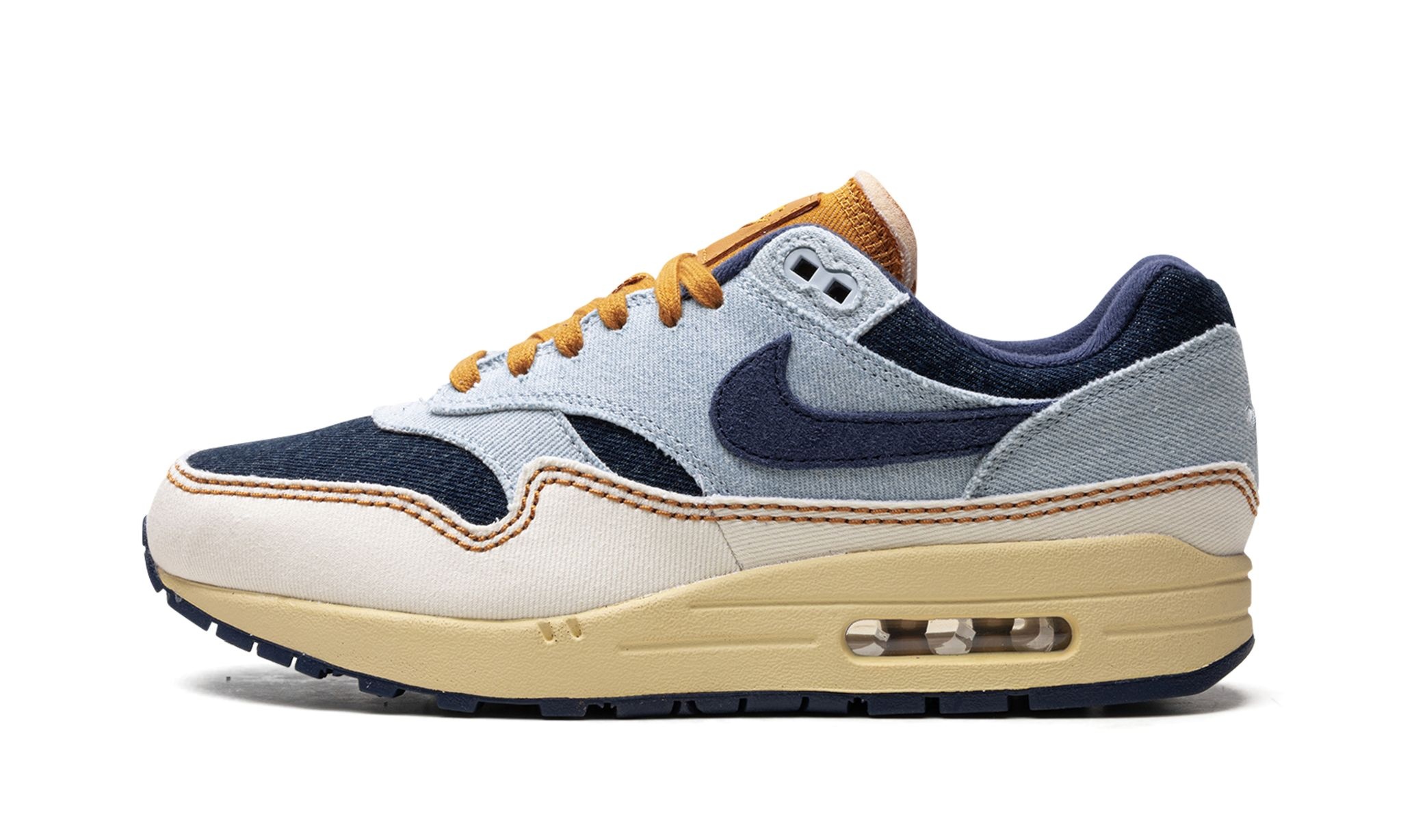 Air Max 1 '87 WMNS "AURA / MIDNIGHT NAVY / PALE IVORY" - 1