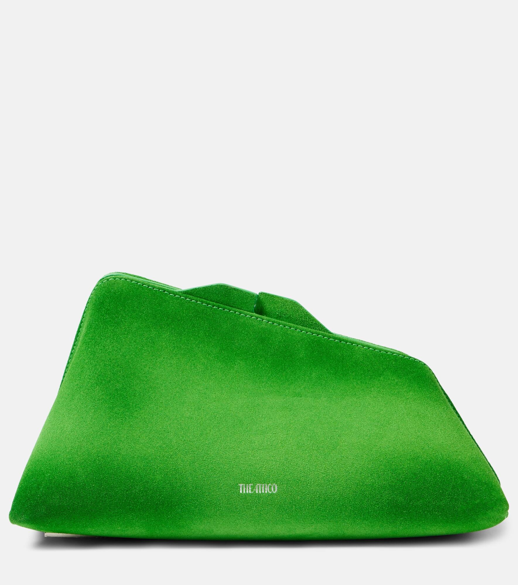 8.30PM Small brushed suede clutch - 1