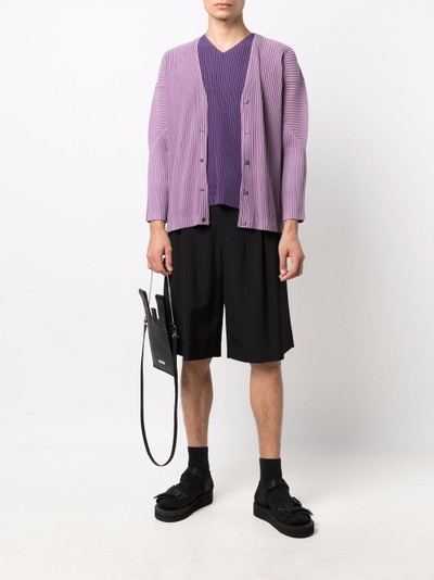 ISSEY MIYAKE pleated lightweight tank top outlook