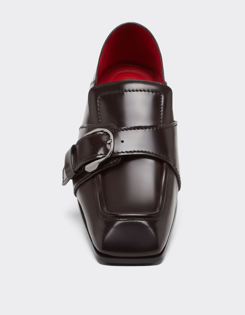 Brushed leather loafers 5