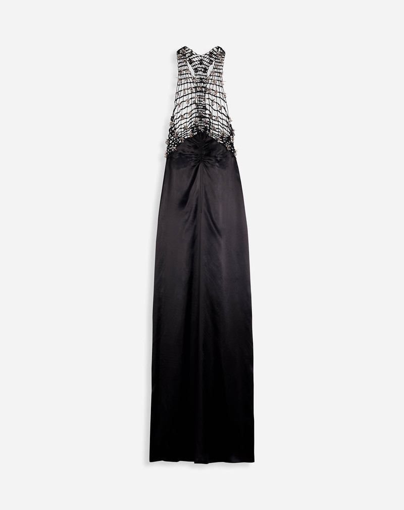long black special occasion dresses Stine Goya Long Sleeve Maxi Dress Black