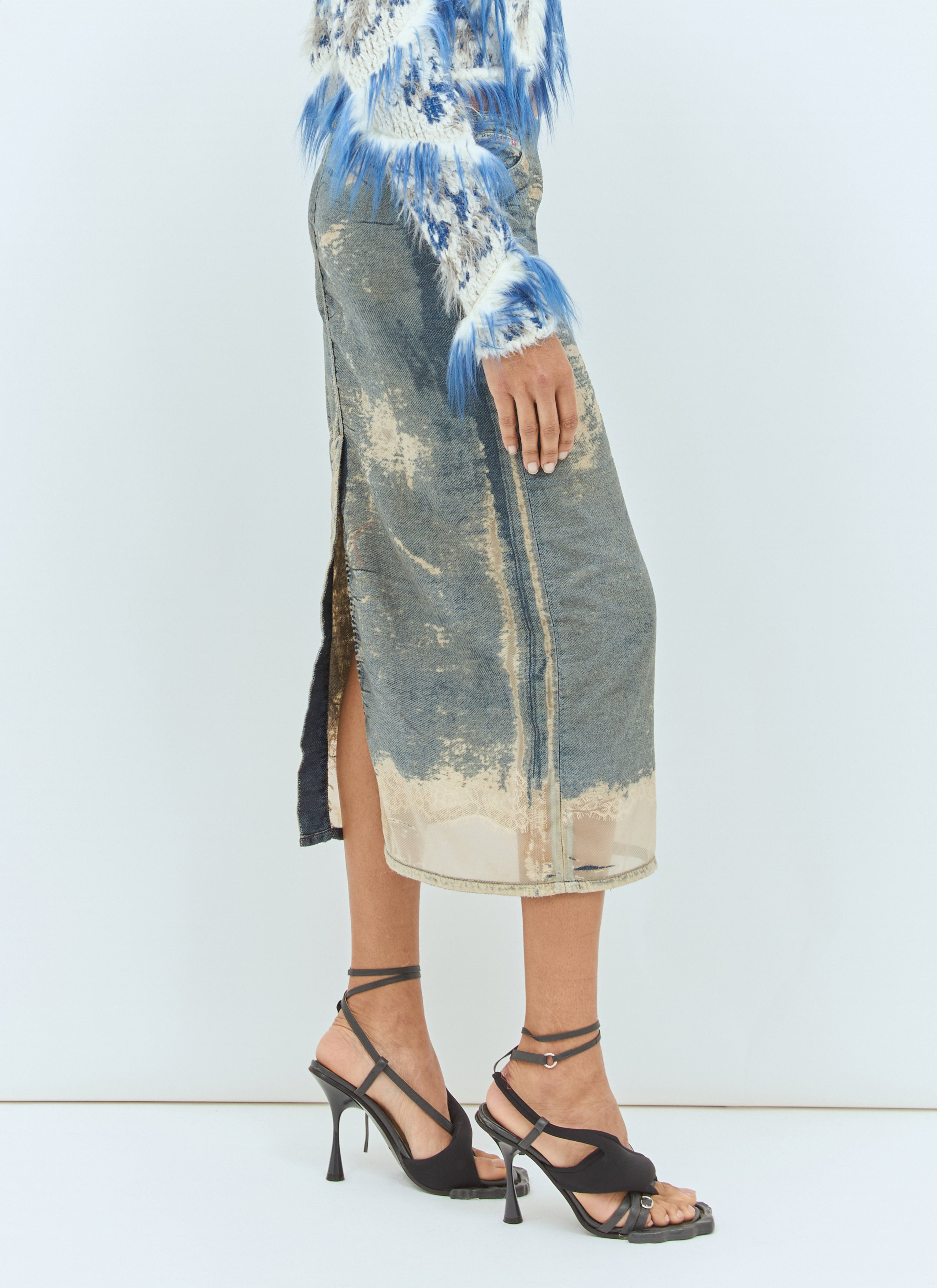 Diesel Women De-Pra-Mini-Fsf Midi Skirt - 4
