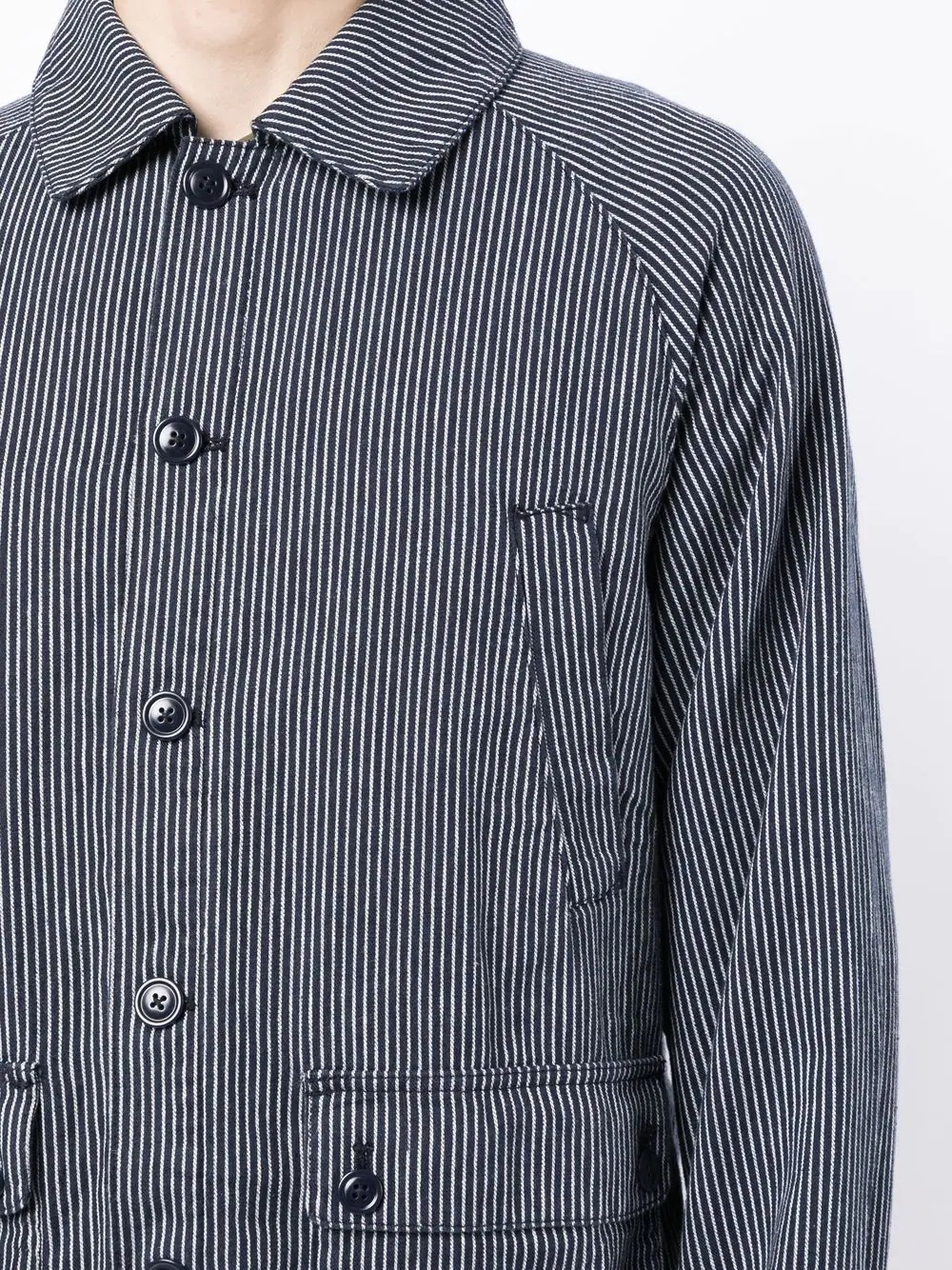 Hickory striped casual shirt - 5