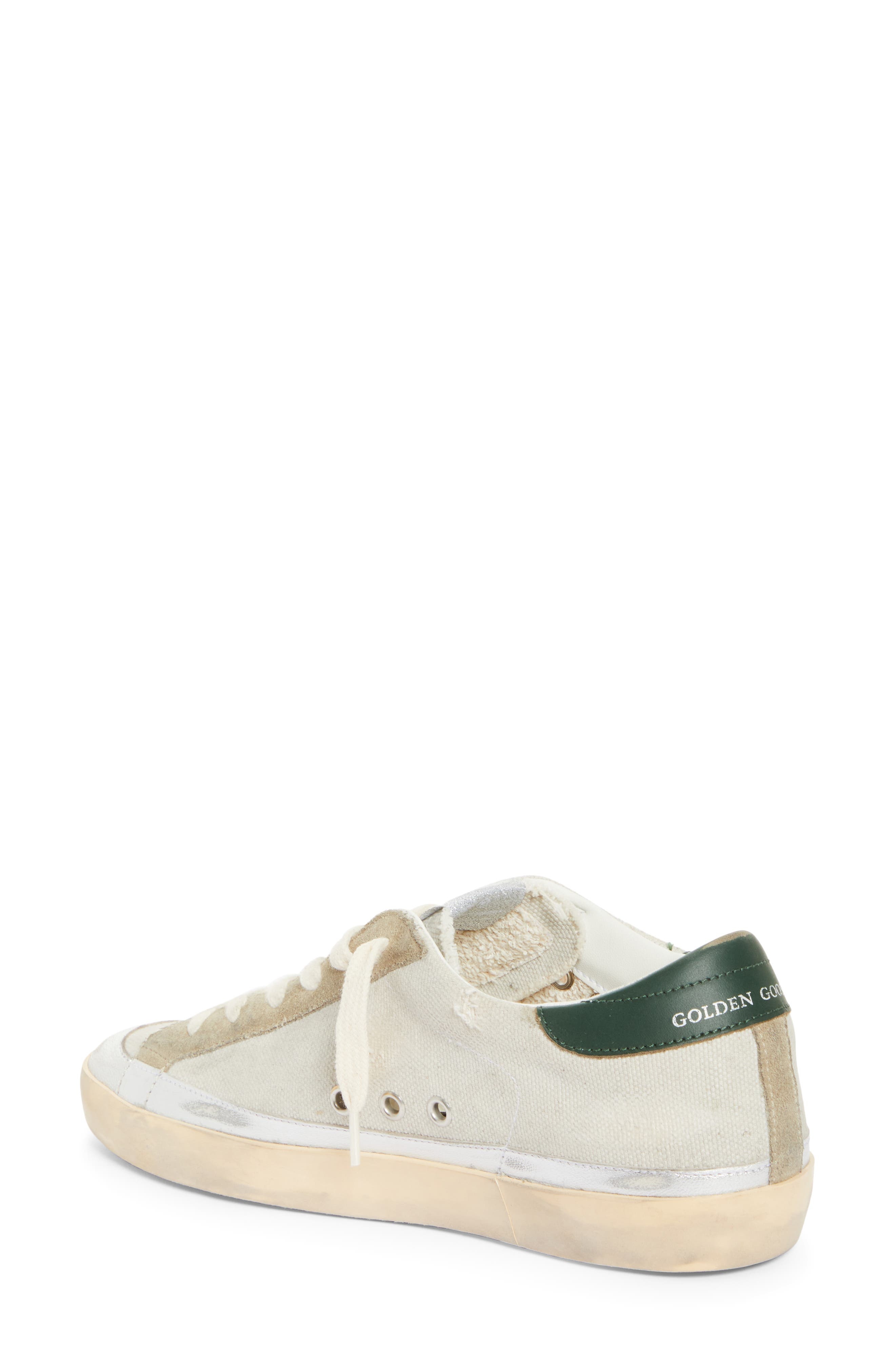Golden Goose Super-Star Low Top Sneaker in Grey/Green at Nordstrom - 2