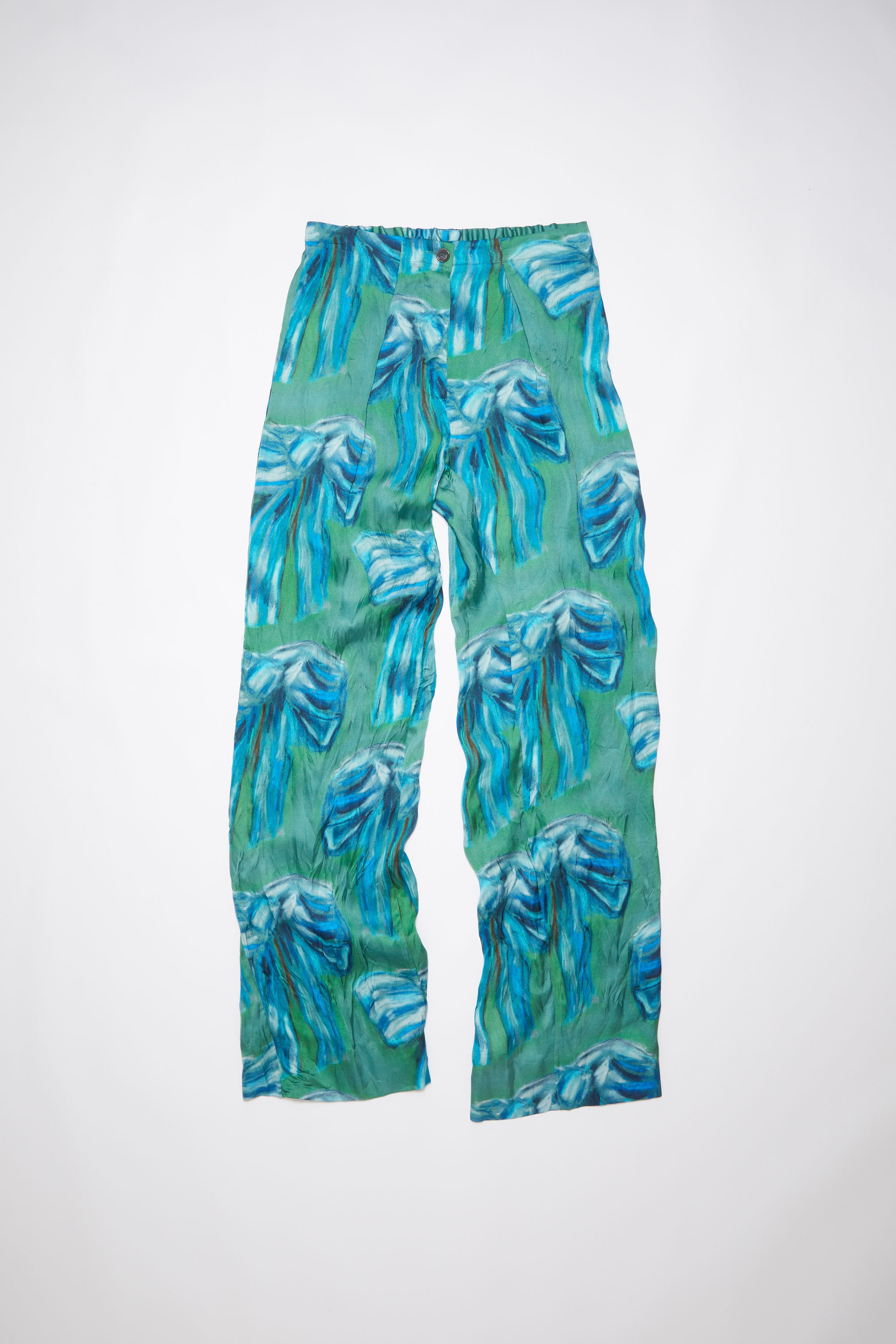 Printed trousers - Green - 6