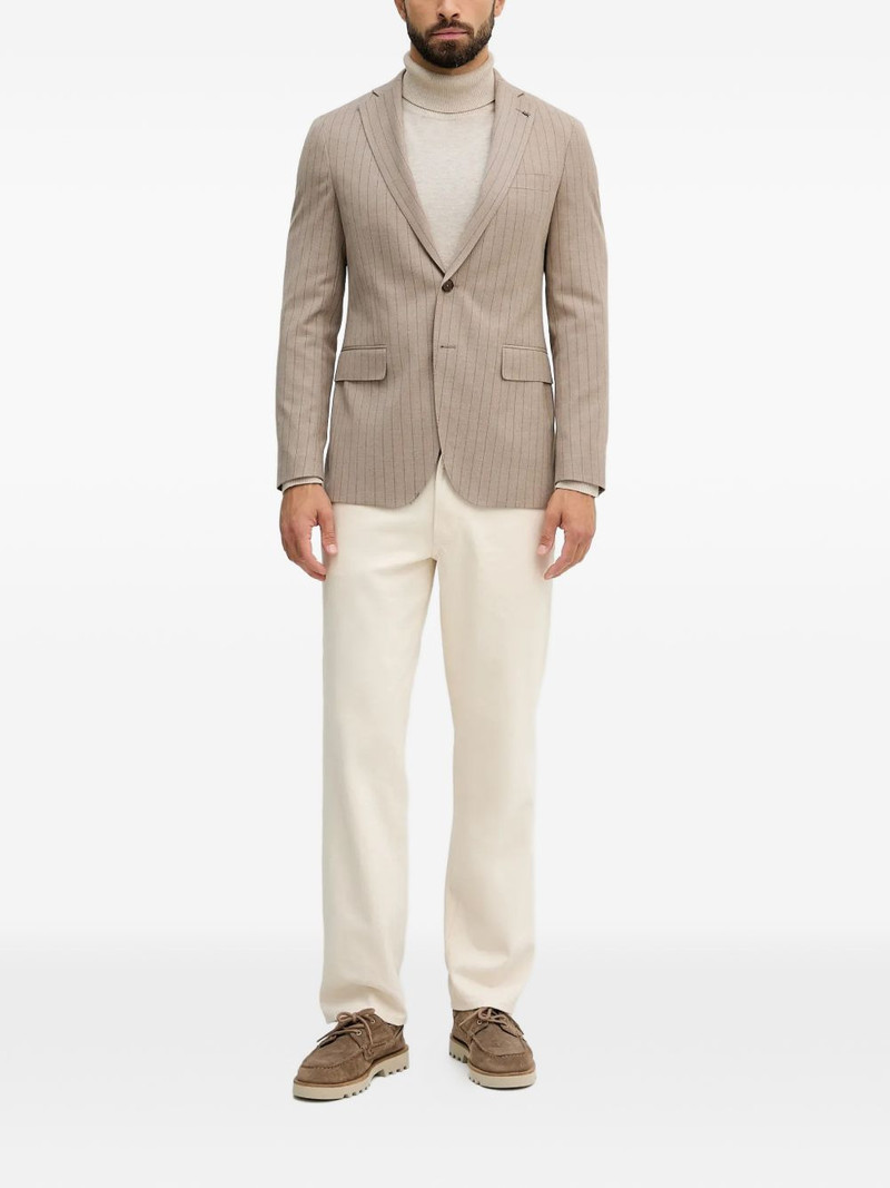 MICHAEL KORS pinstripe single-breasted blazer outlook