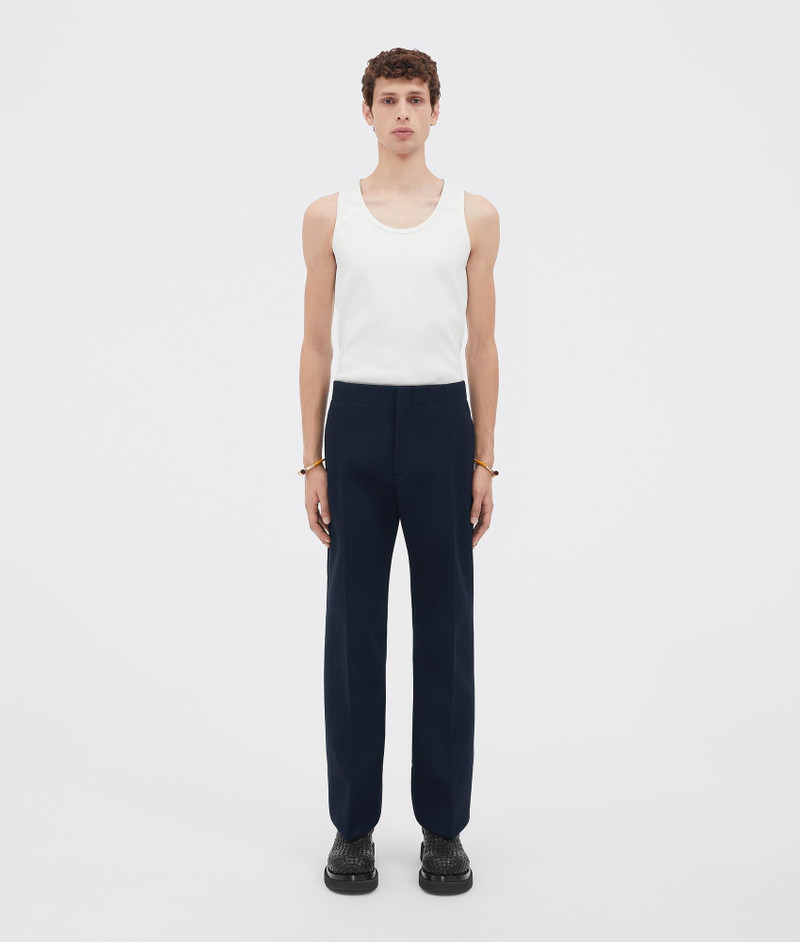 dry stretch ribbed cotton tank top - 1