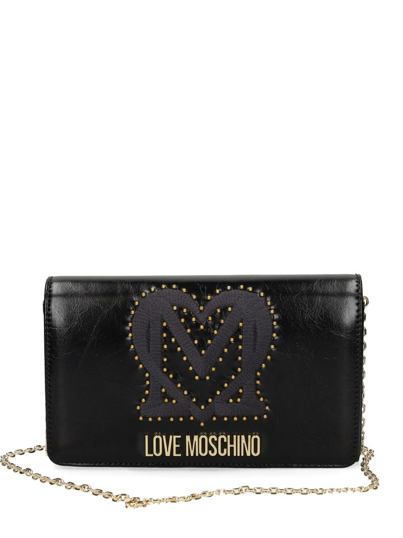 studded chain cross body bag 1