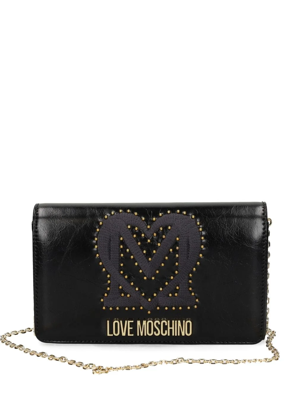 studded chain cross body bag - 1