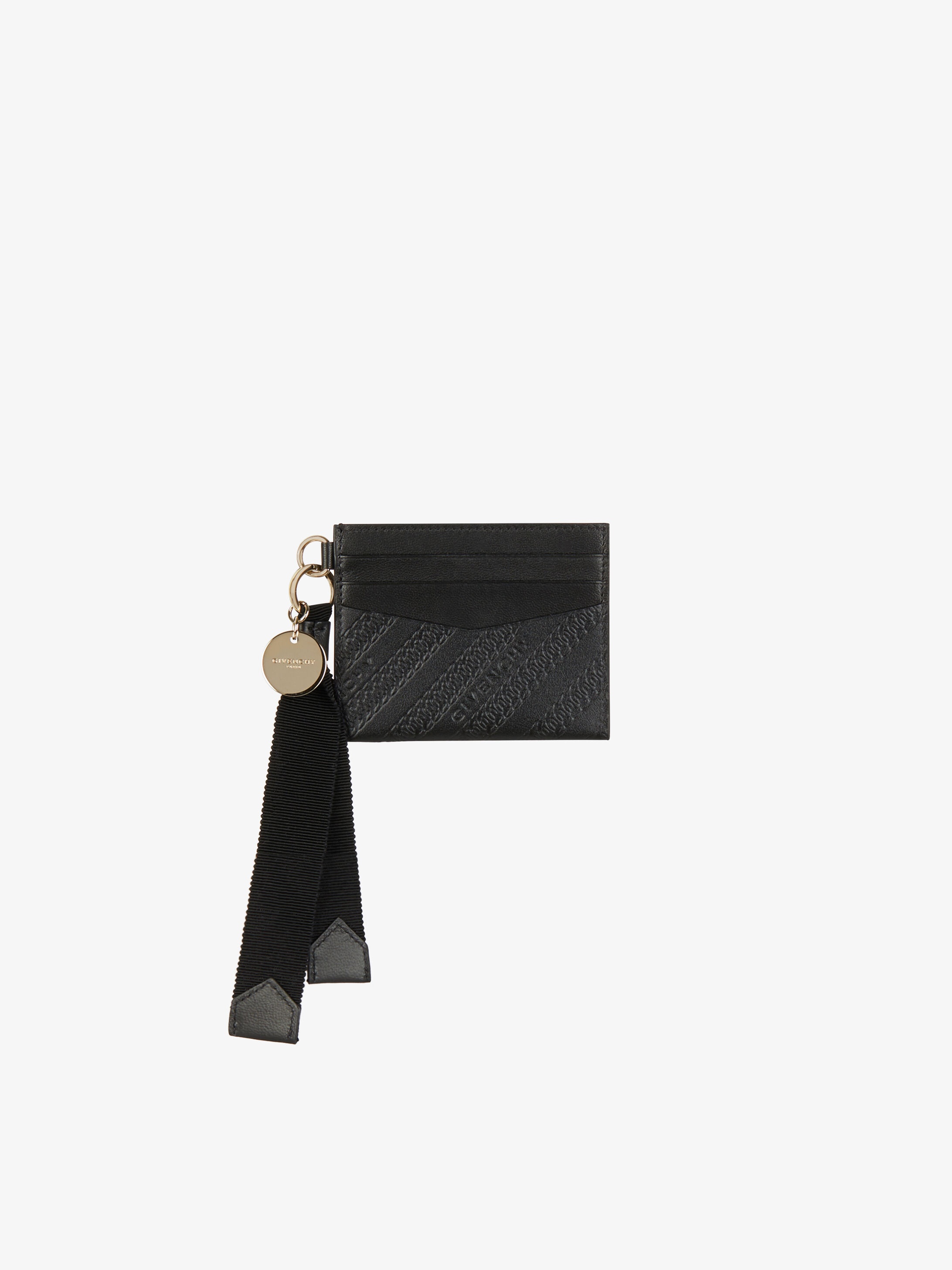 Bond card holder in GIVENCHY chain leather - 1