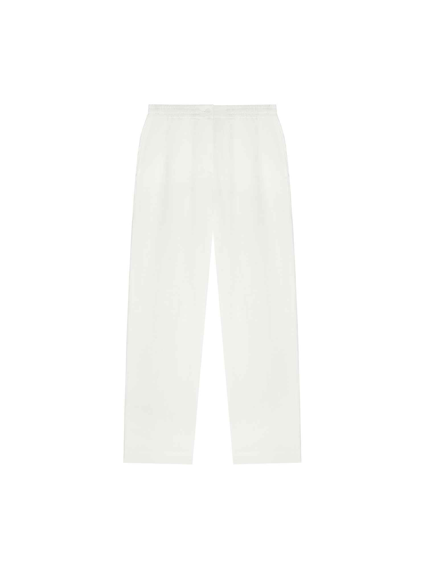 Men's DNA Aloe Linen Trousers - Off-White - 1