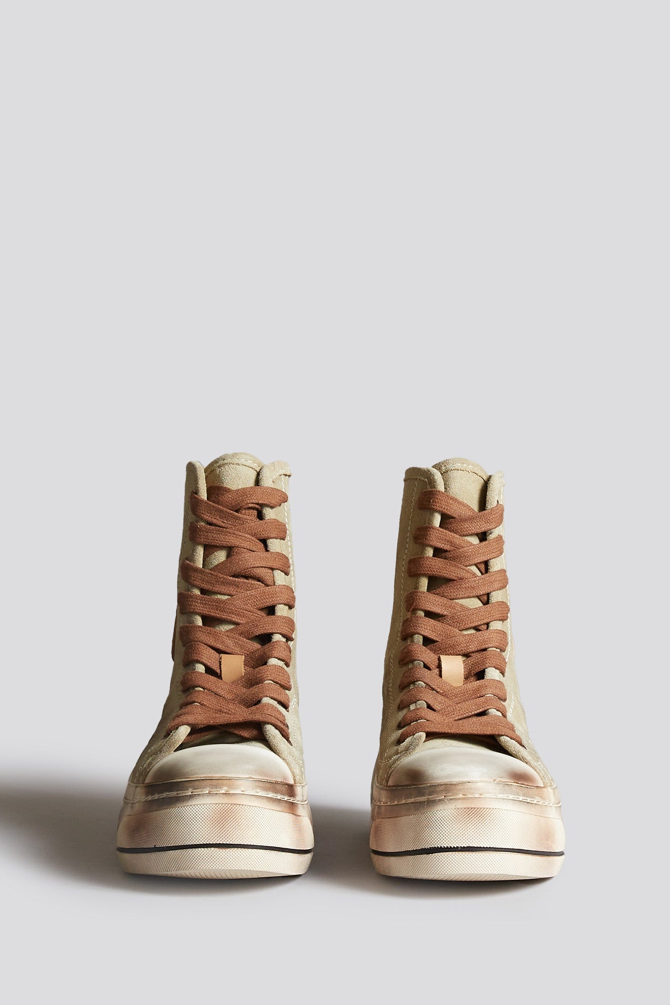 TALL KURT - WASHED KHAKI SUEDE - 2