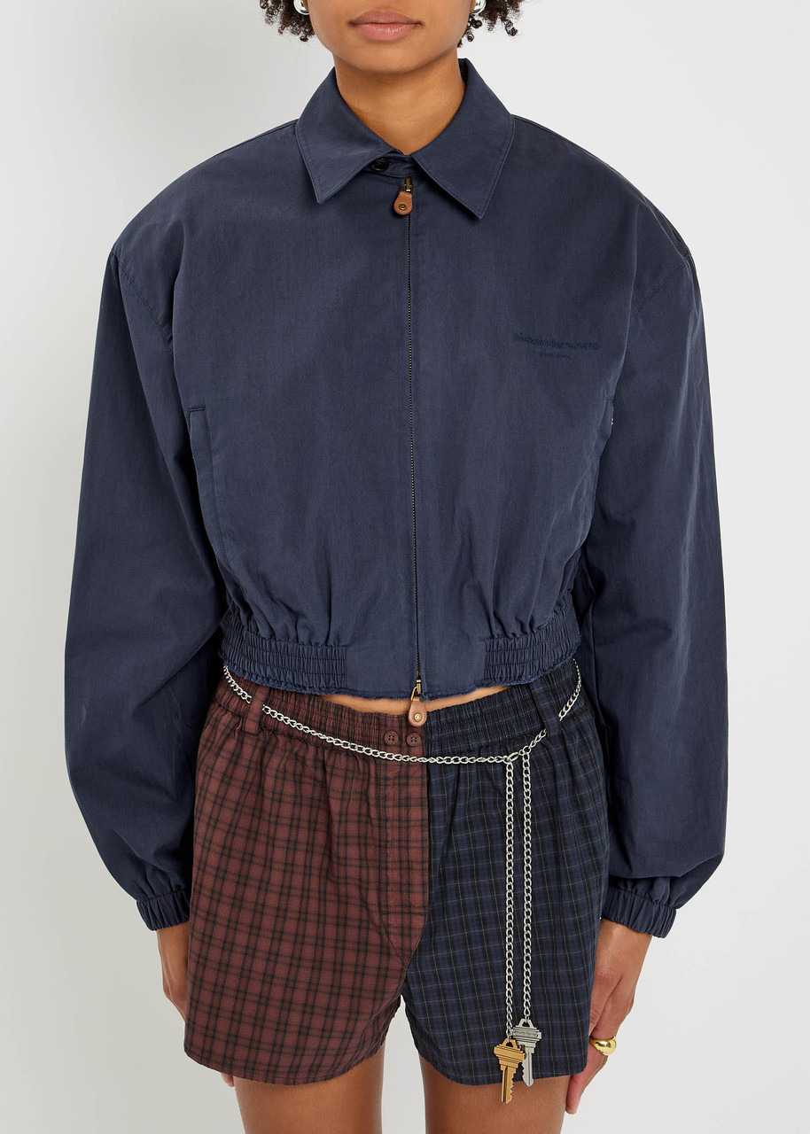 Alexander Wang Cotton-blend Cropped Jacket - 2
