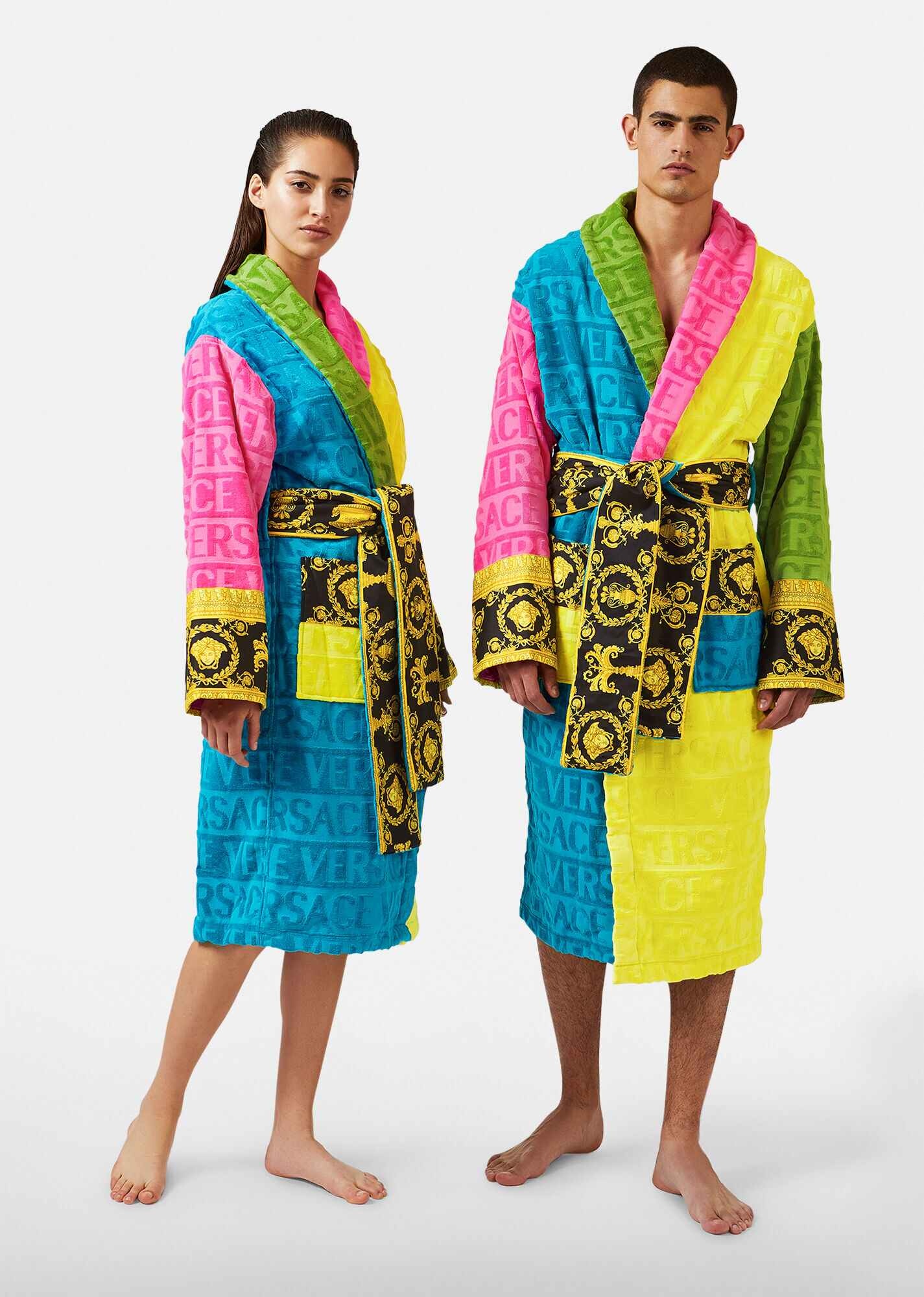 Multicolor I ♡ Baroque Bathrobe - 2