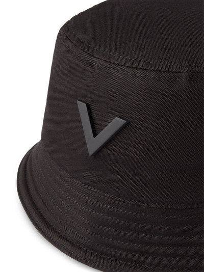 Valentino V-logo cotton bucket hat outlook