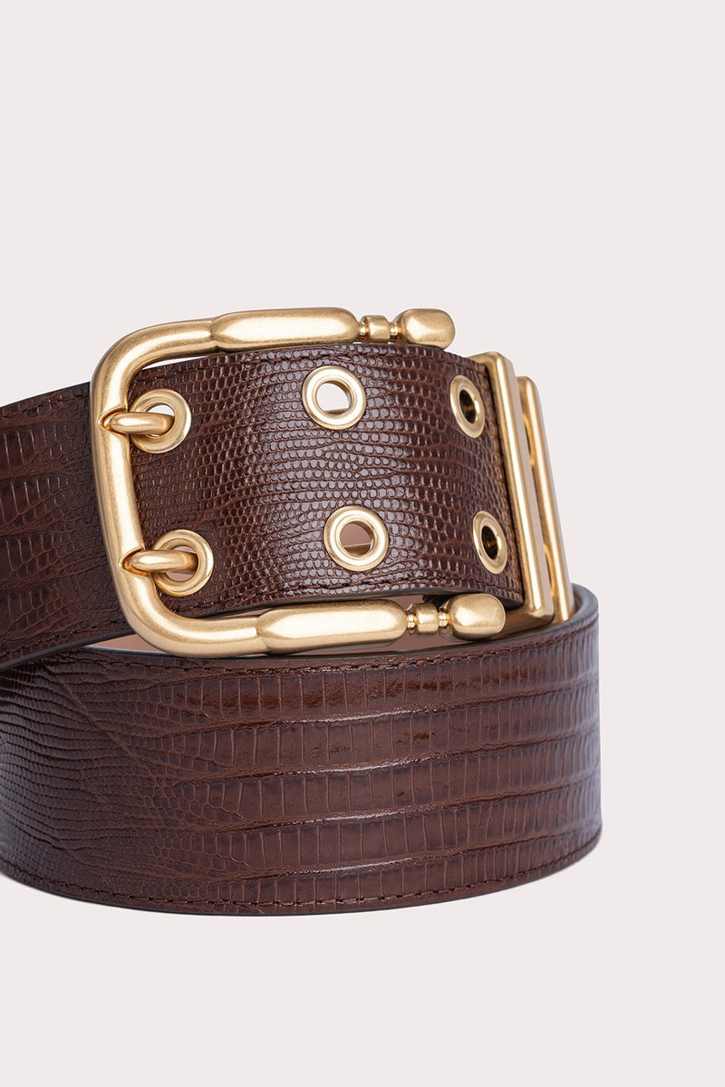 Duo Sequoia Lizard Embossed Leather 3