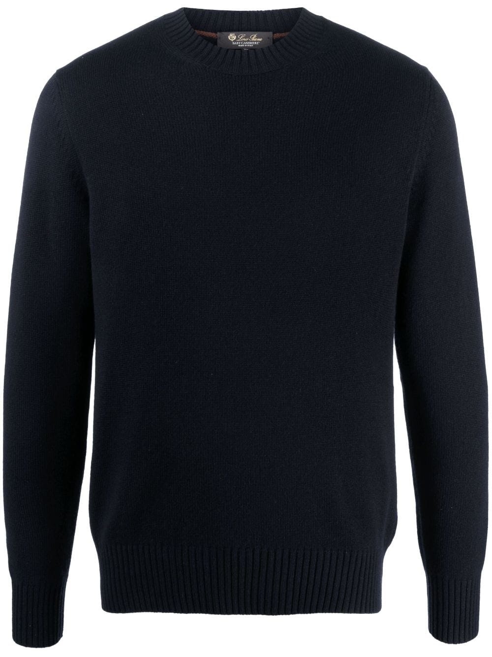 long-sleeve cashmere jumper - 1