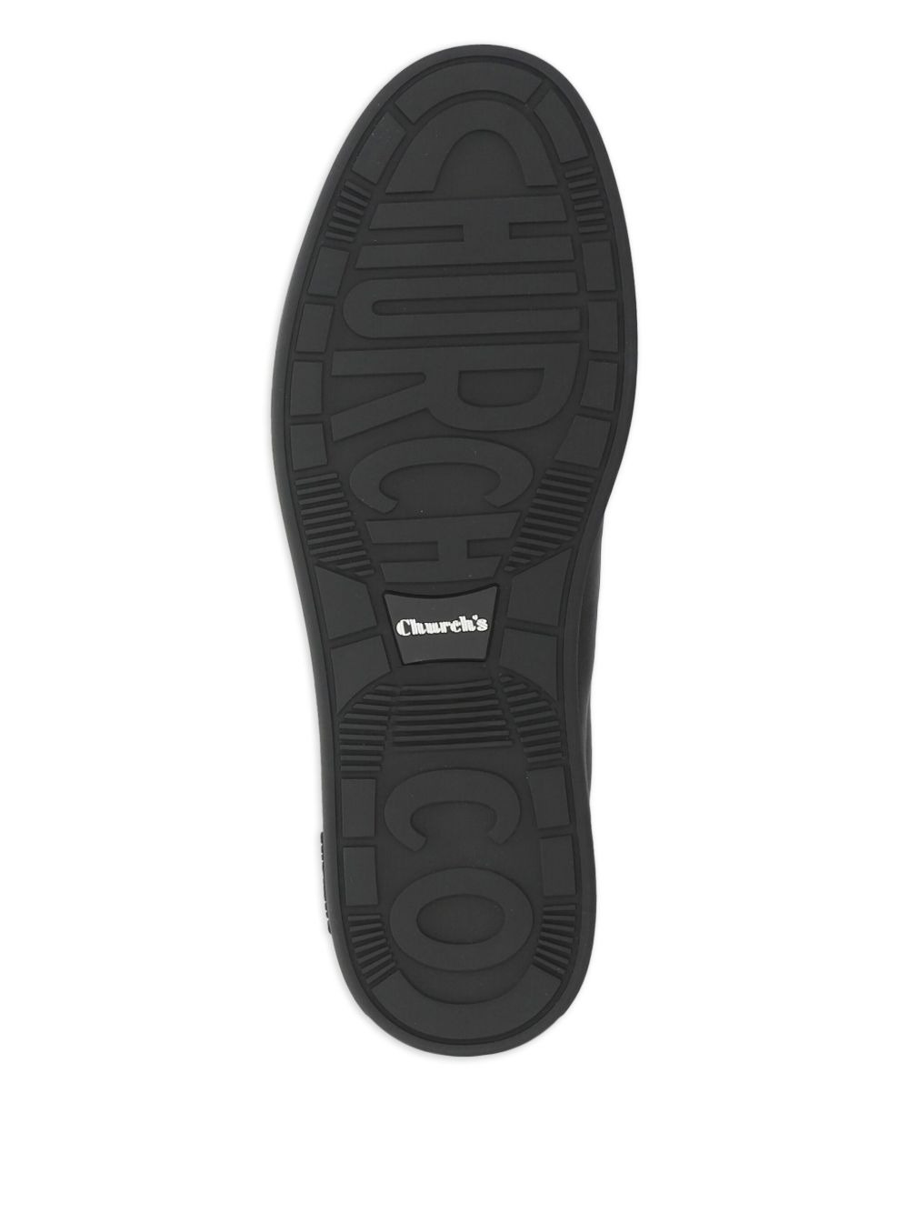 textured-sole lace-up sneakers - 4