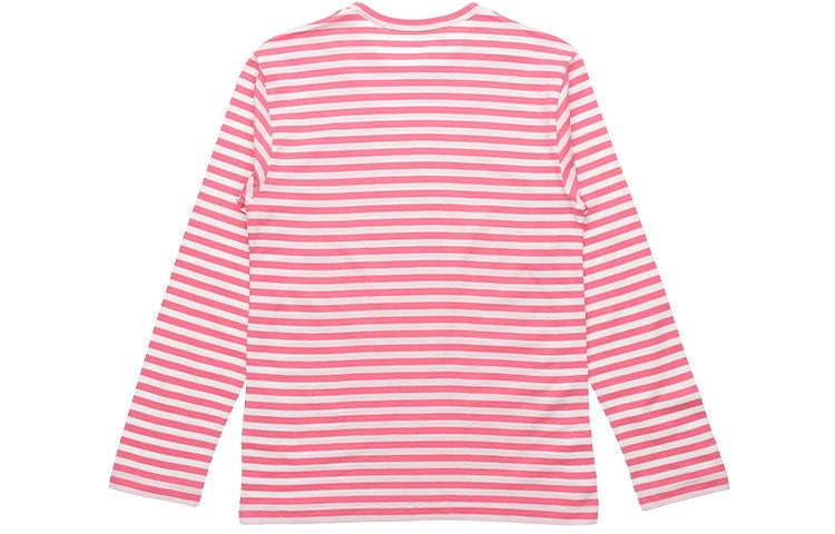 COMME des GARCONS PLAY Kawakubo Rei Stripe Love Long Sleeves Pink AZ-T278-051-3 - 2