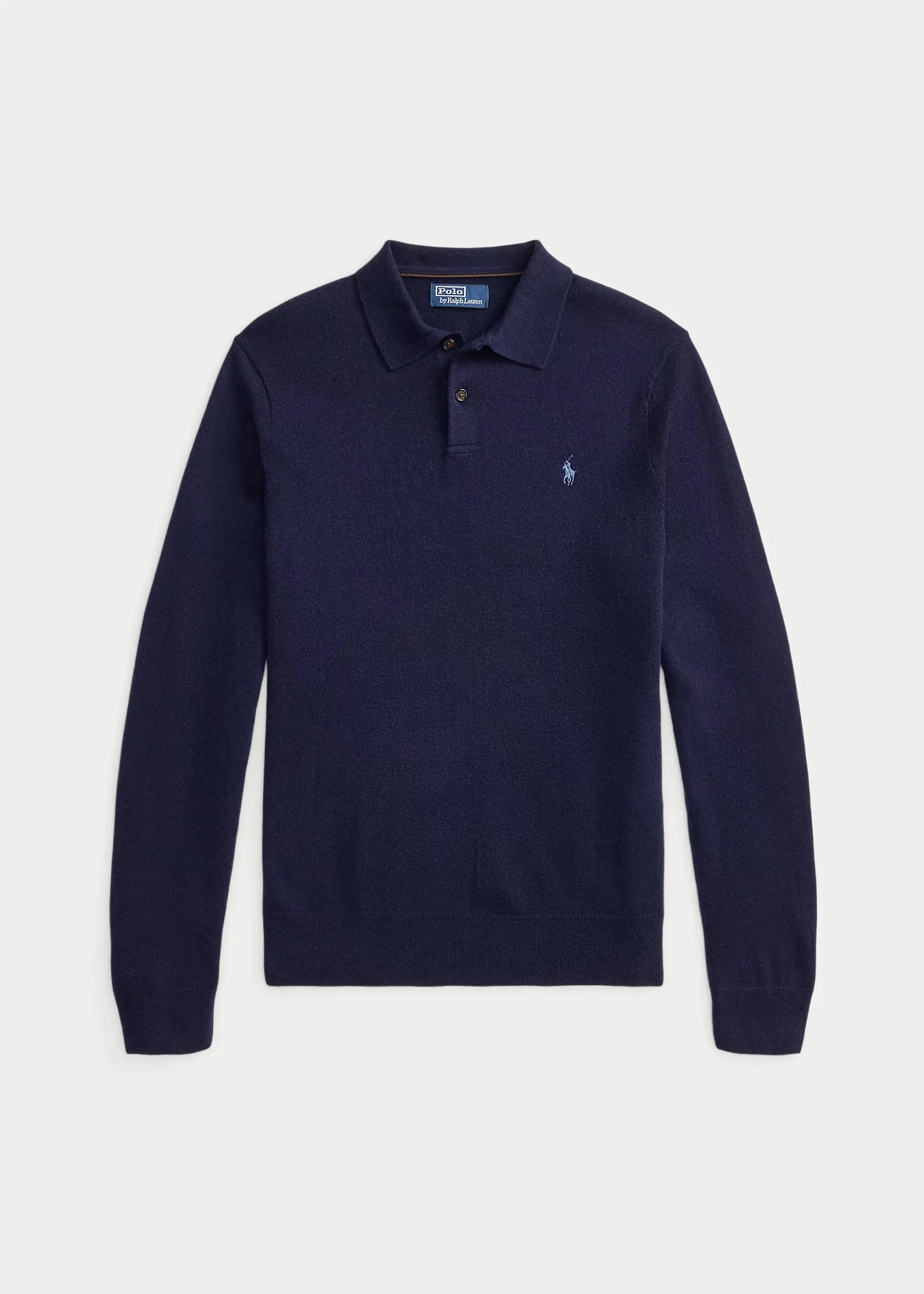 Wool Polo-Collar Sweater - 1