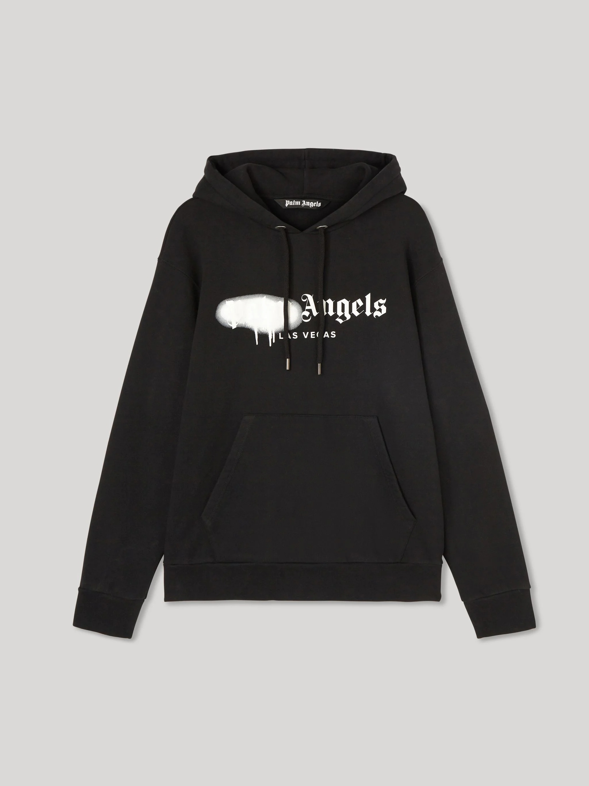 RHINESTONE SPRAYED HOODIE in black - Palm Angels® Official