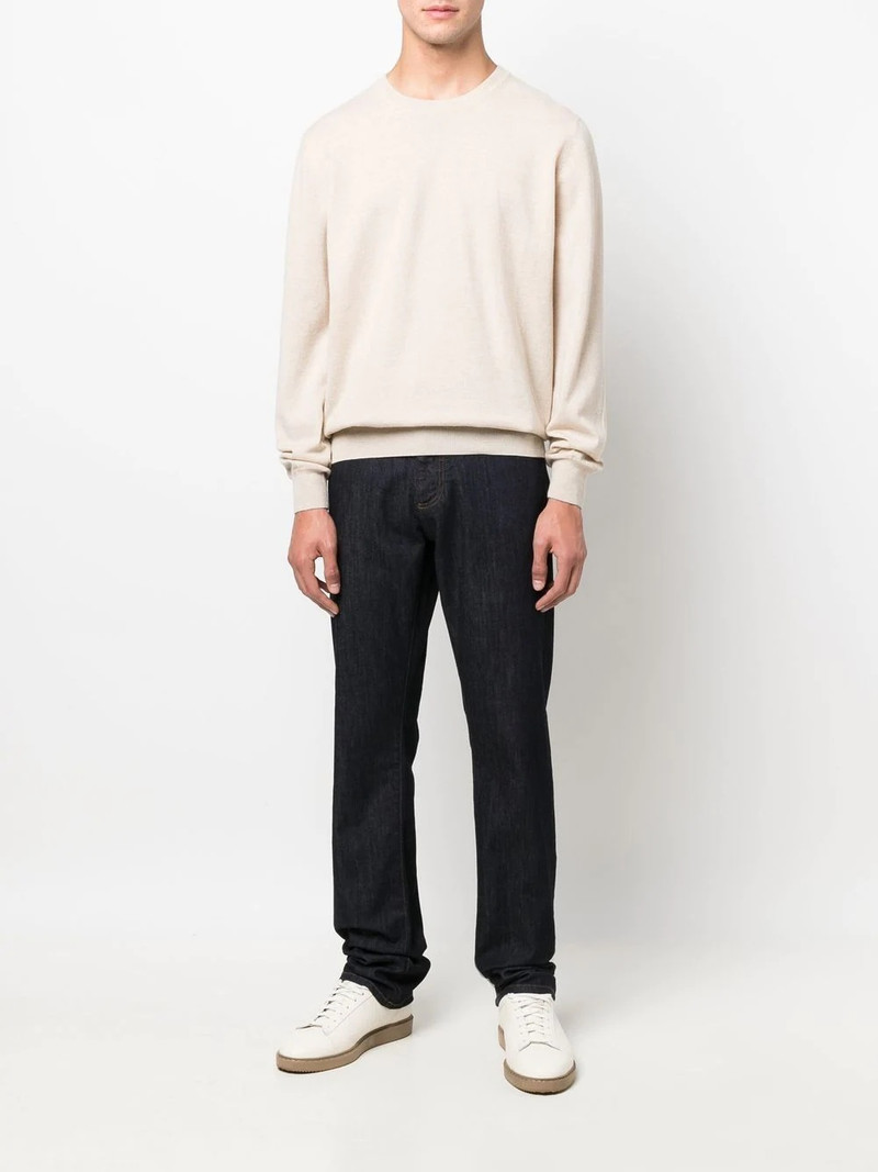 Canali mid-rise straight-leg jeans outlook