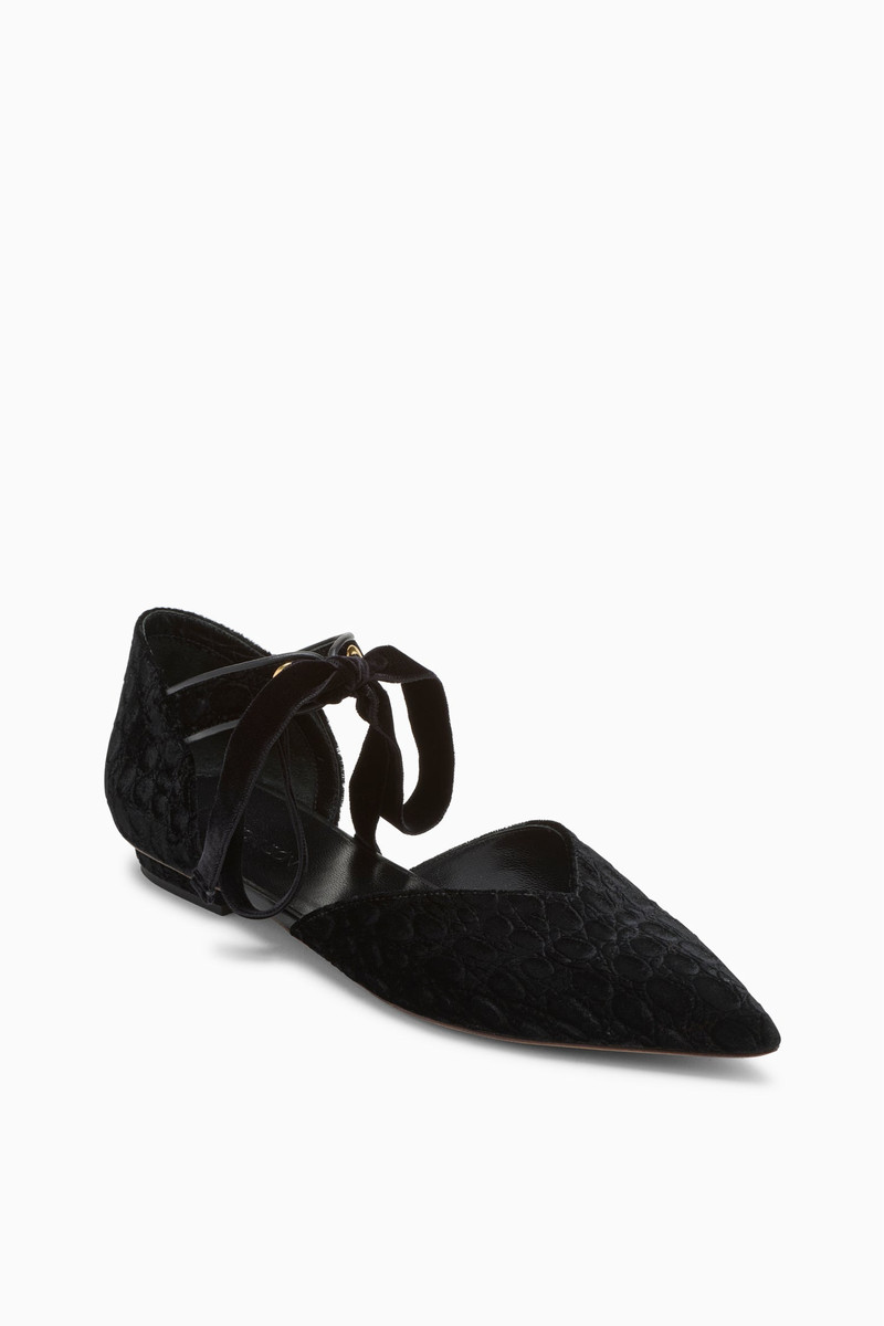 Corinna Eyelet Flat 3