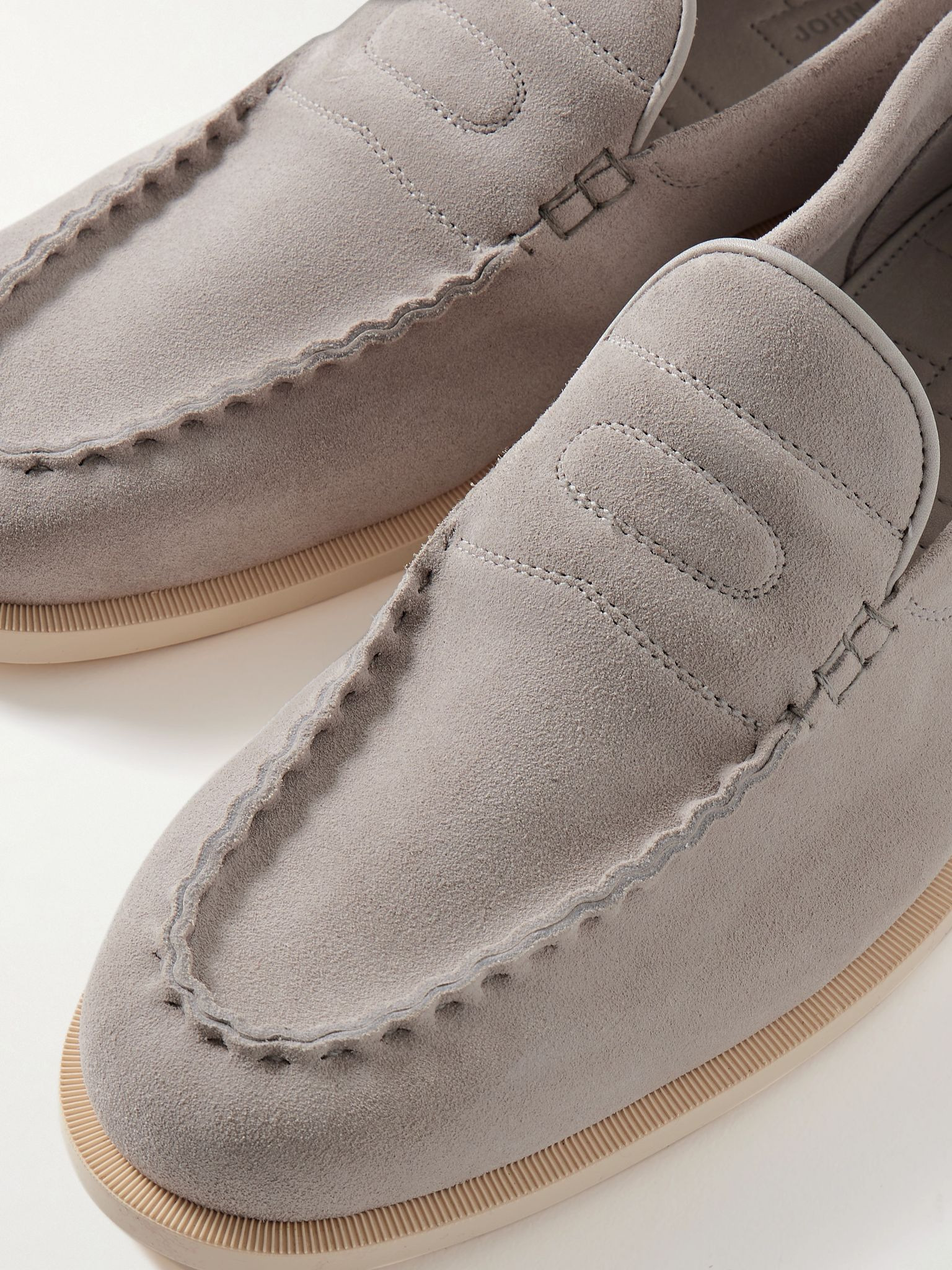 Pace Suede Loafers Gray - 5