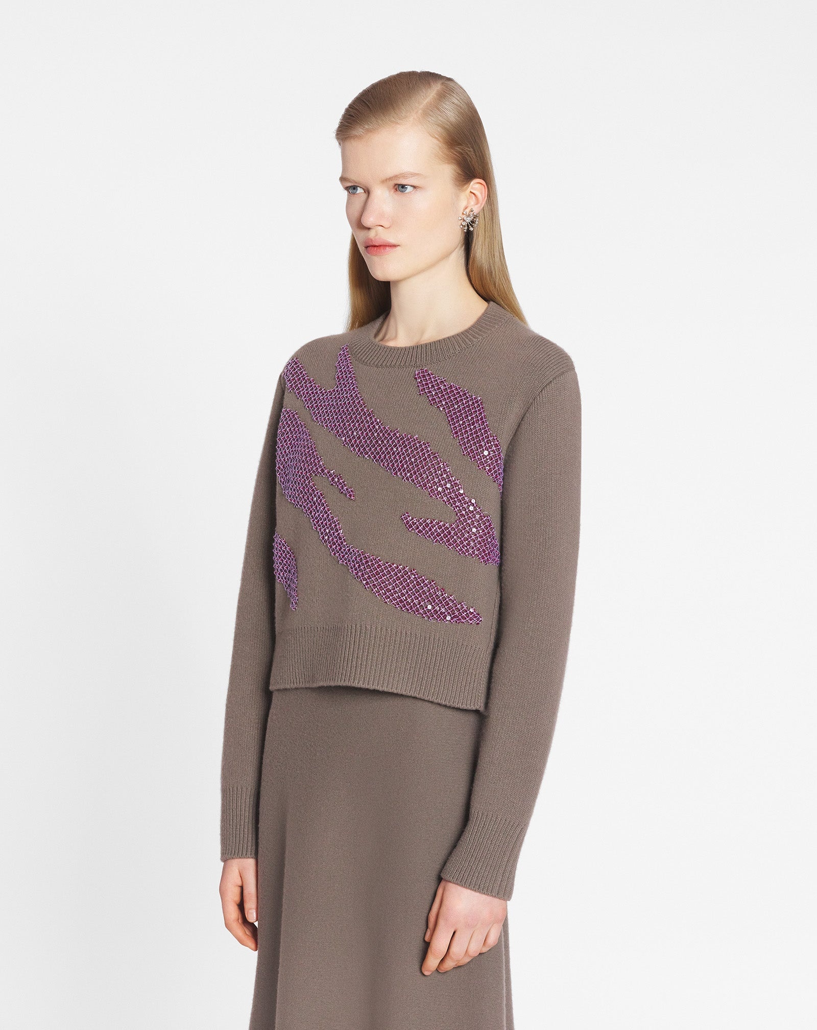 EMBROIDERED KNIT SWEATER - 3