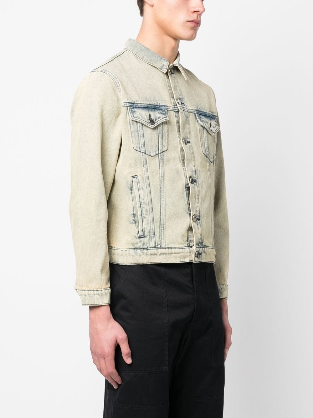Kentucky over-dyed denim jacket - 3