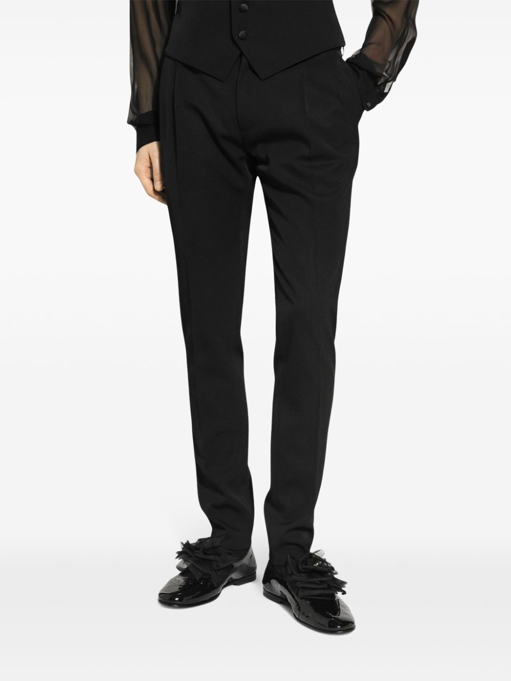 slim-fit tailored trousers - 5