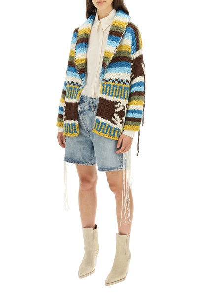 Alanui FRINGED KNITTED CARDIGAN outlook