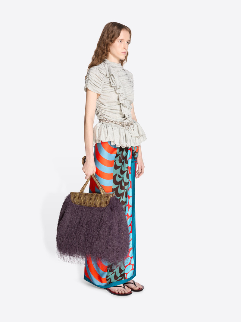 RUFFLED SHOULDER BAG 6