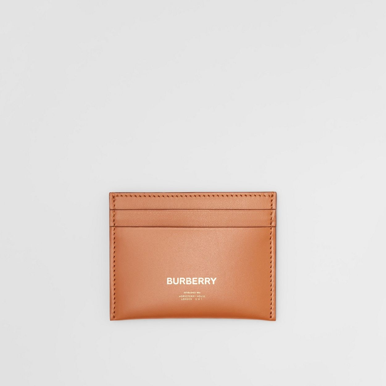 Horseferry Print Leather Card Case - 1