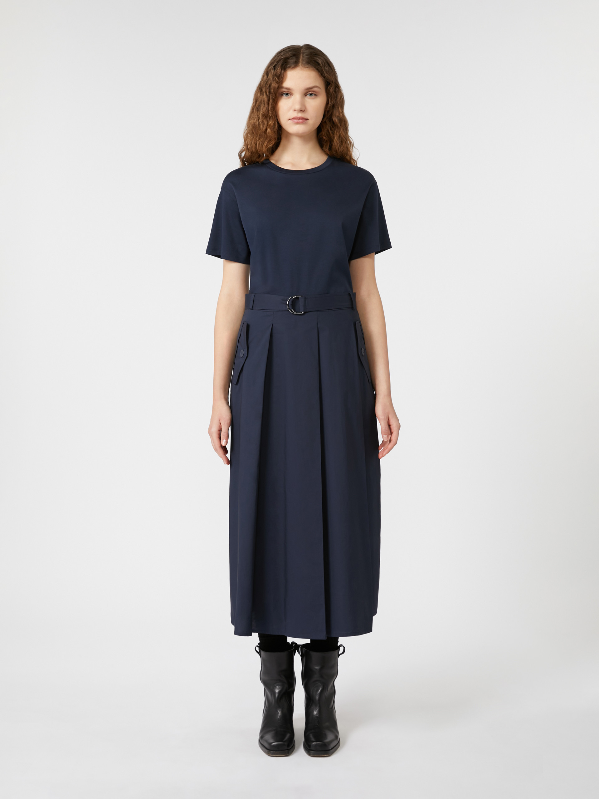 GOMMOSO Jersey and poplin dress - 3