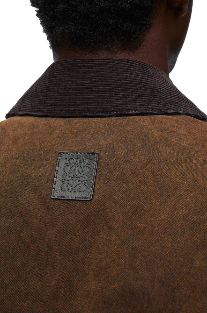 Bomber jacket in technical cotton 5