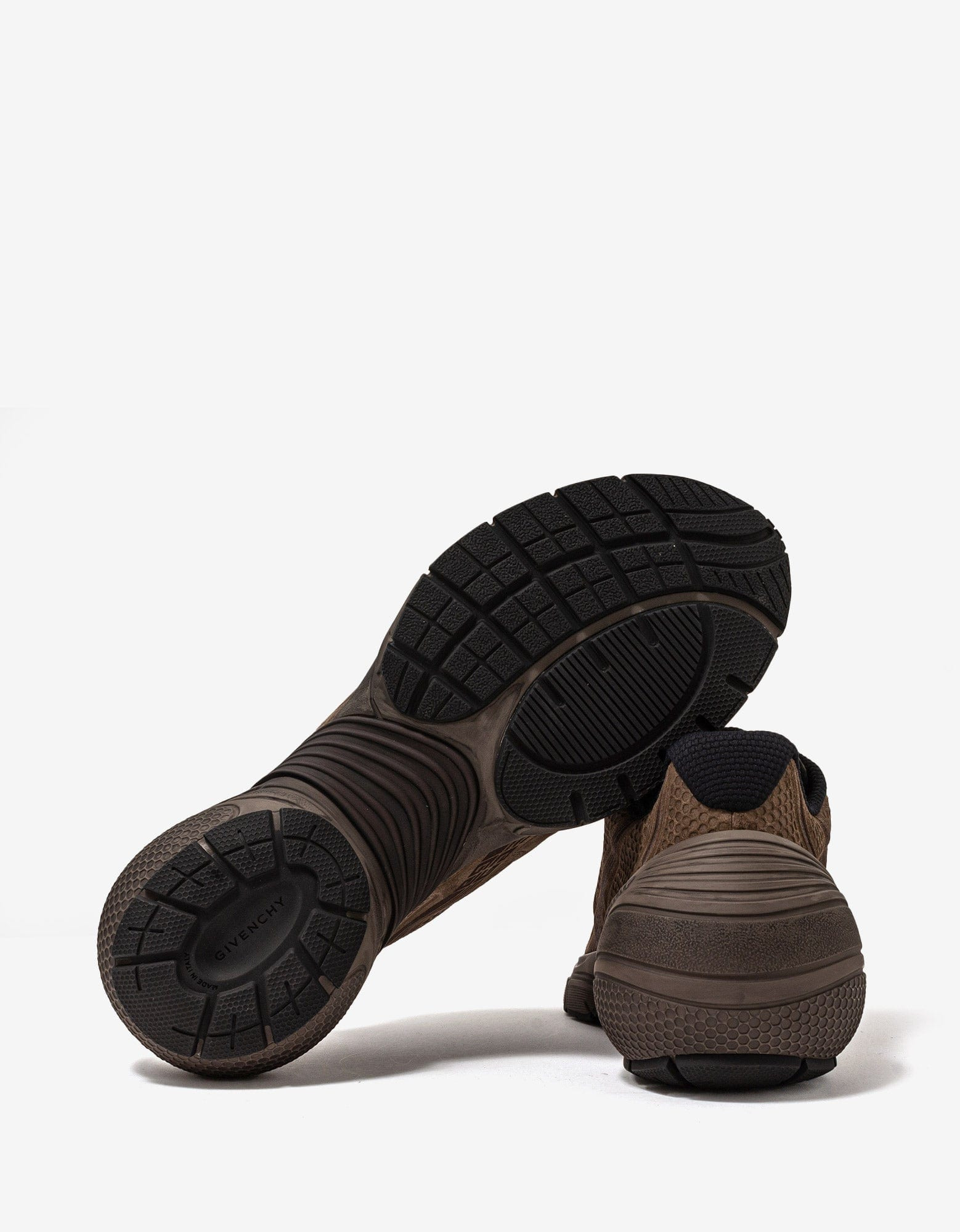Givenchy Brown TK-MX Runner Suede Trainers - 3