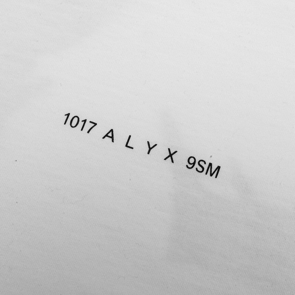 1017 ALYX 9SM BACK LOGO GRAPHIC S/S T-SHIRT - WHITE - 4