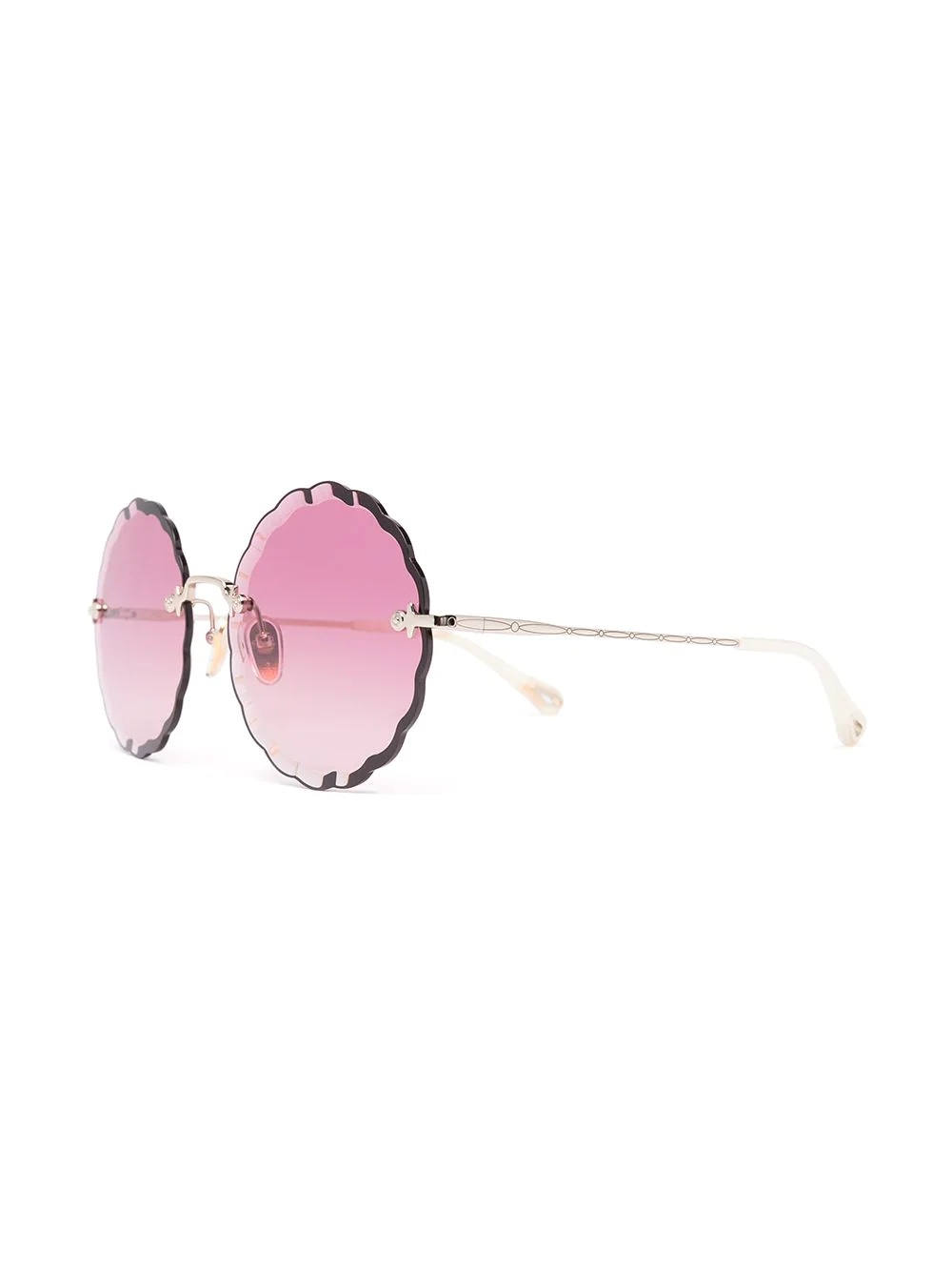 Rosie round frame metal sunglasses - 2