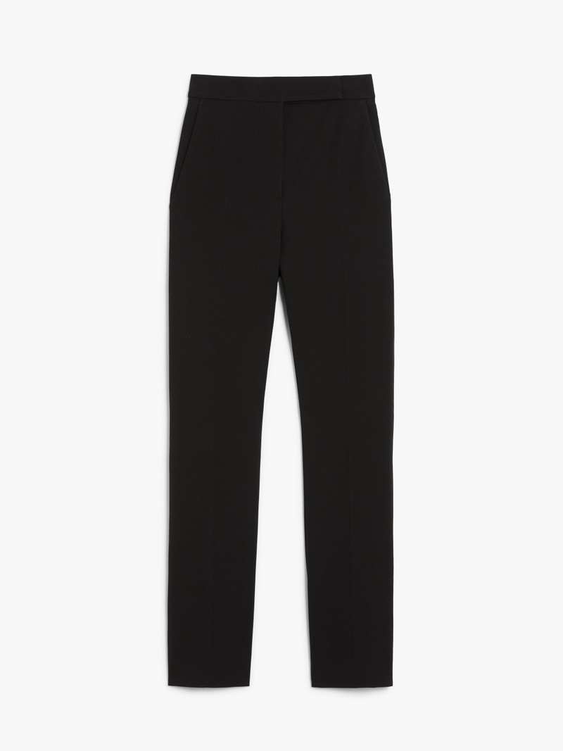 PANTEON Slim-fit jersey trousers 1