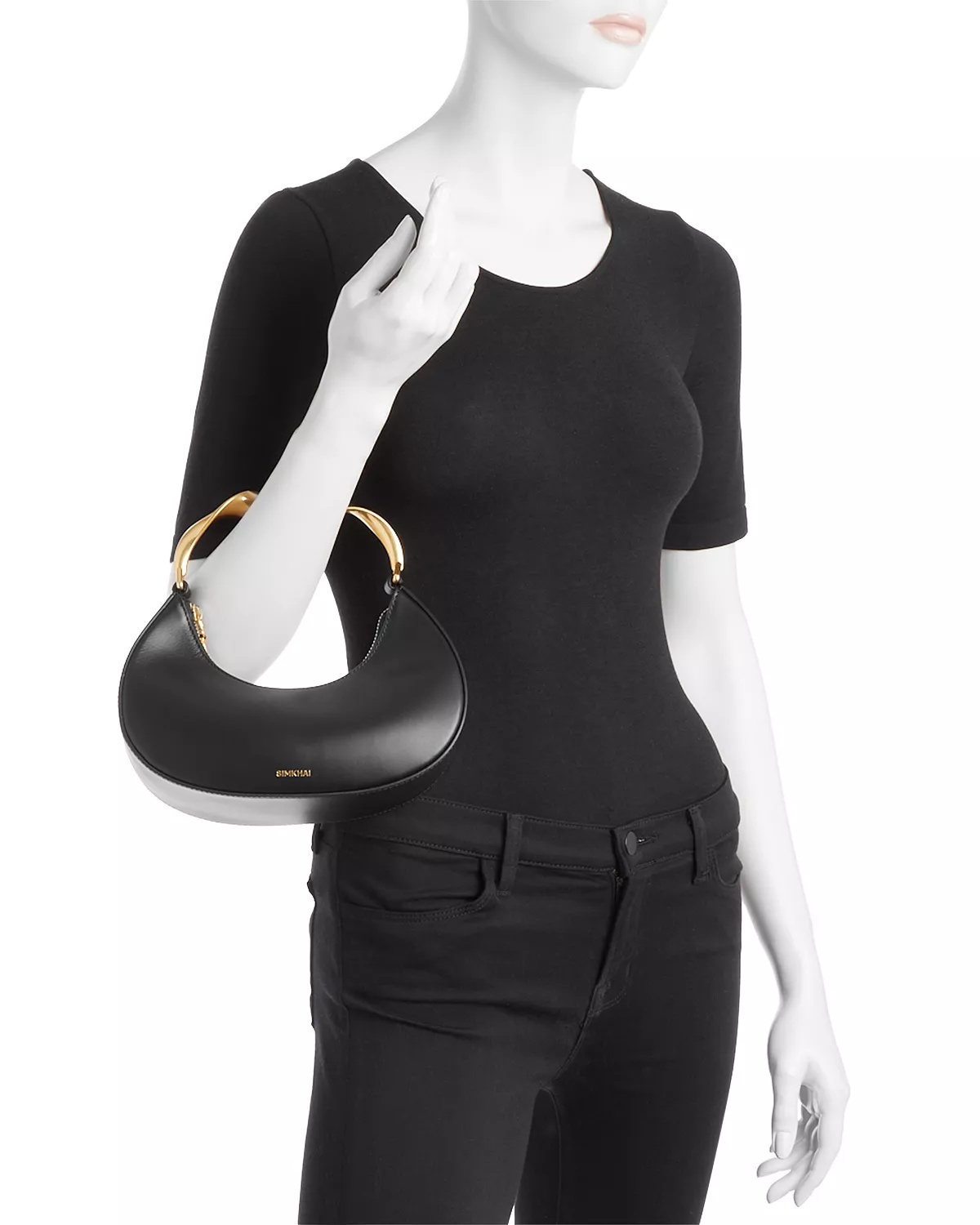 Nixi Twist Leather Top Handle Bag - 2