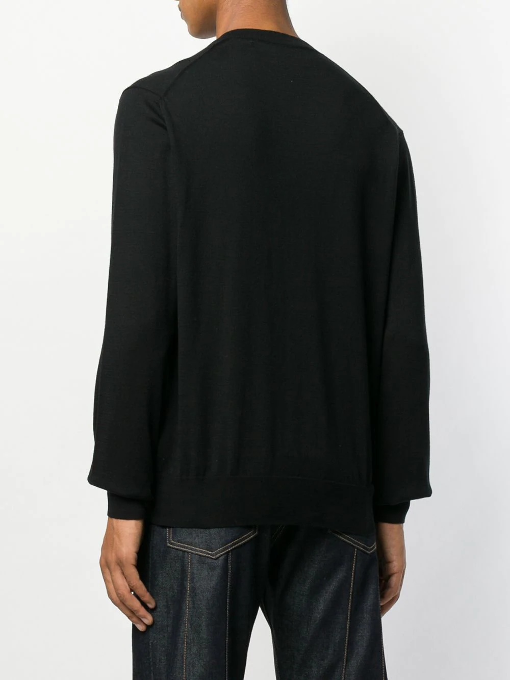 contrast logo jumper - 4