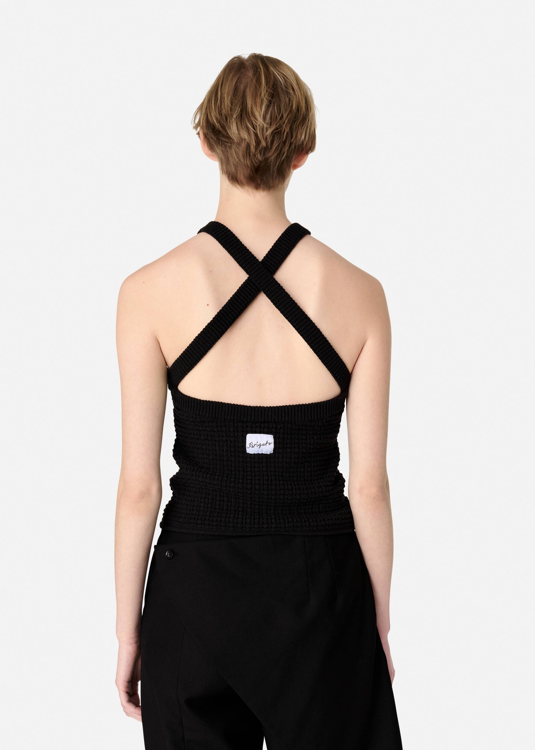 Halter Crochet Tank - 3