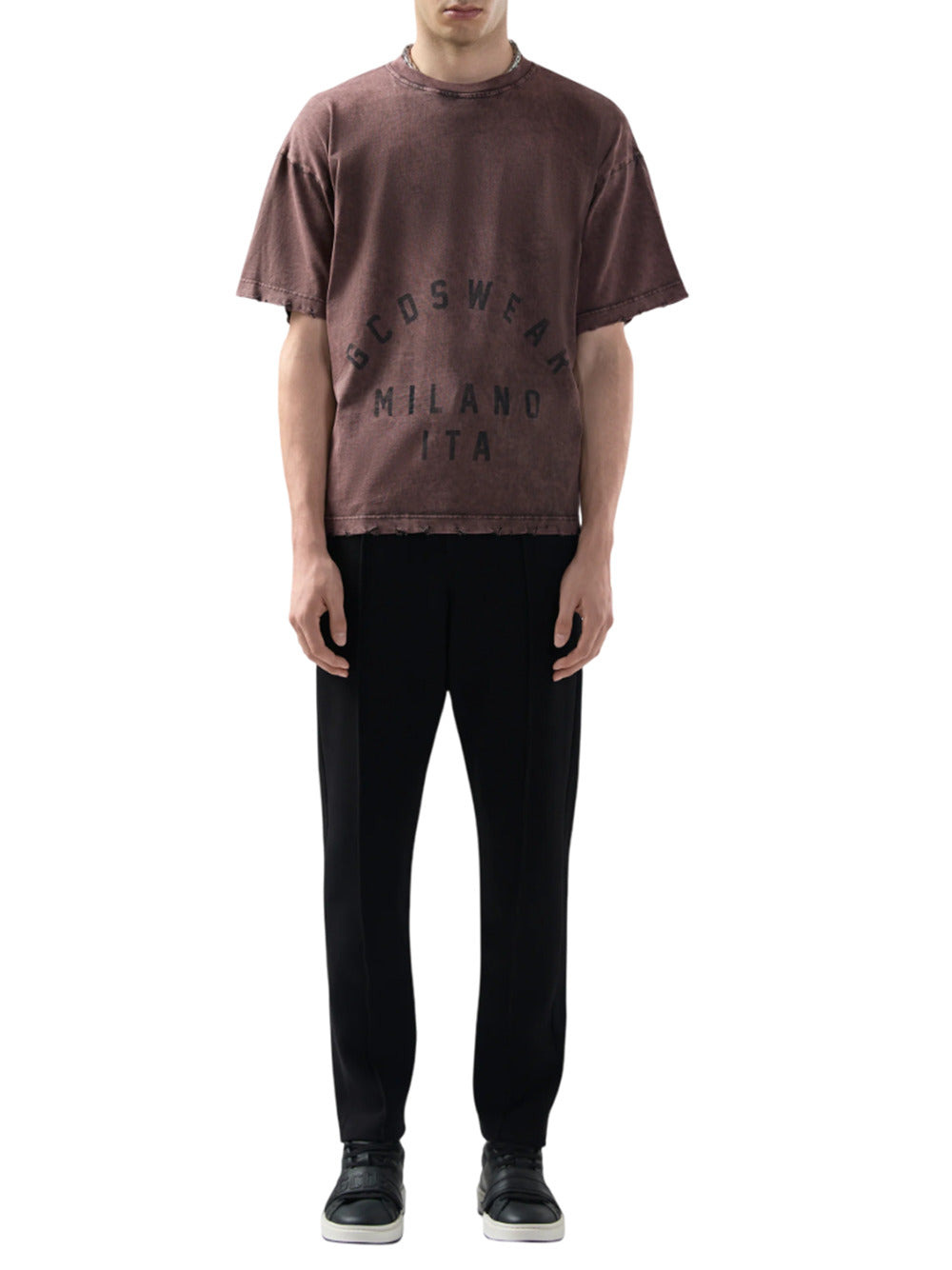Faded Effect T-Shirt - 2