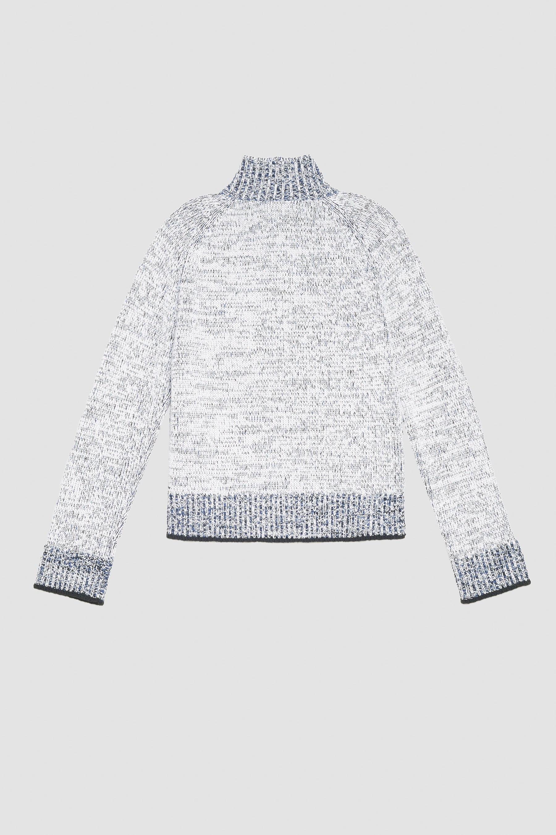 Long Sleeve Marled Pullover - 8