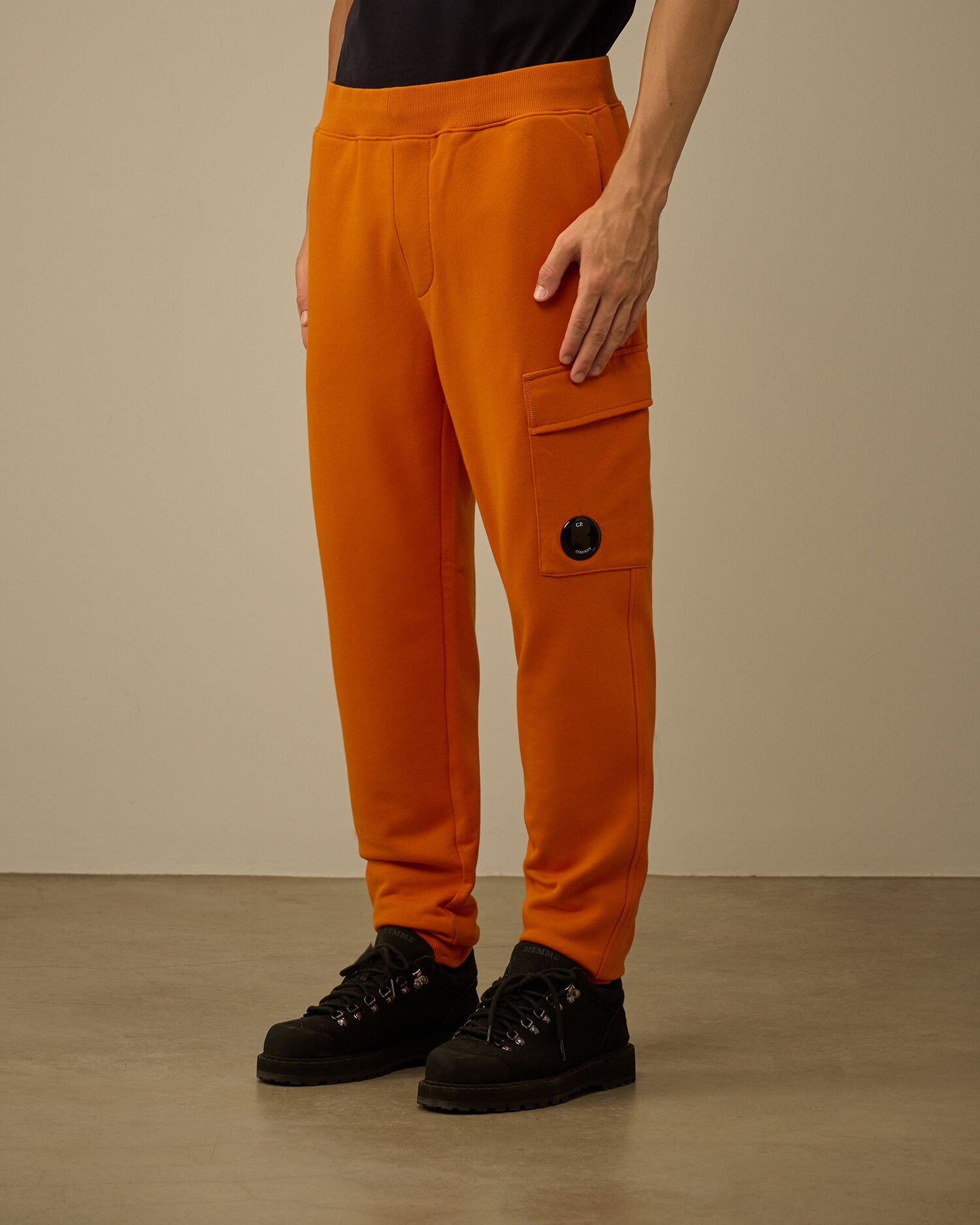 Diagonal Raised Fleece Lens Sweatpants - 3