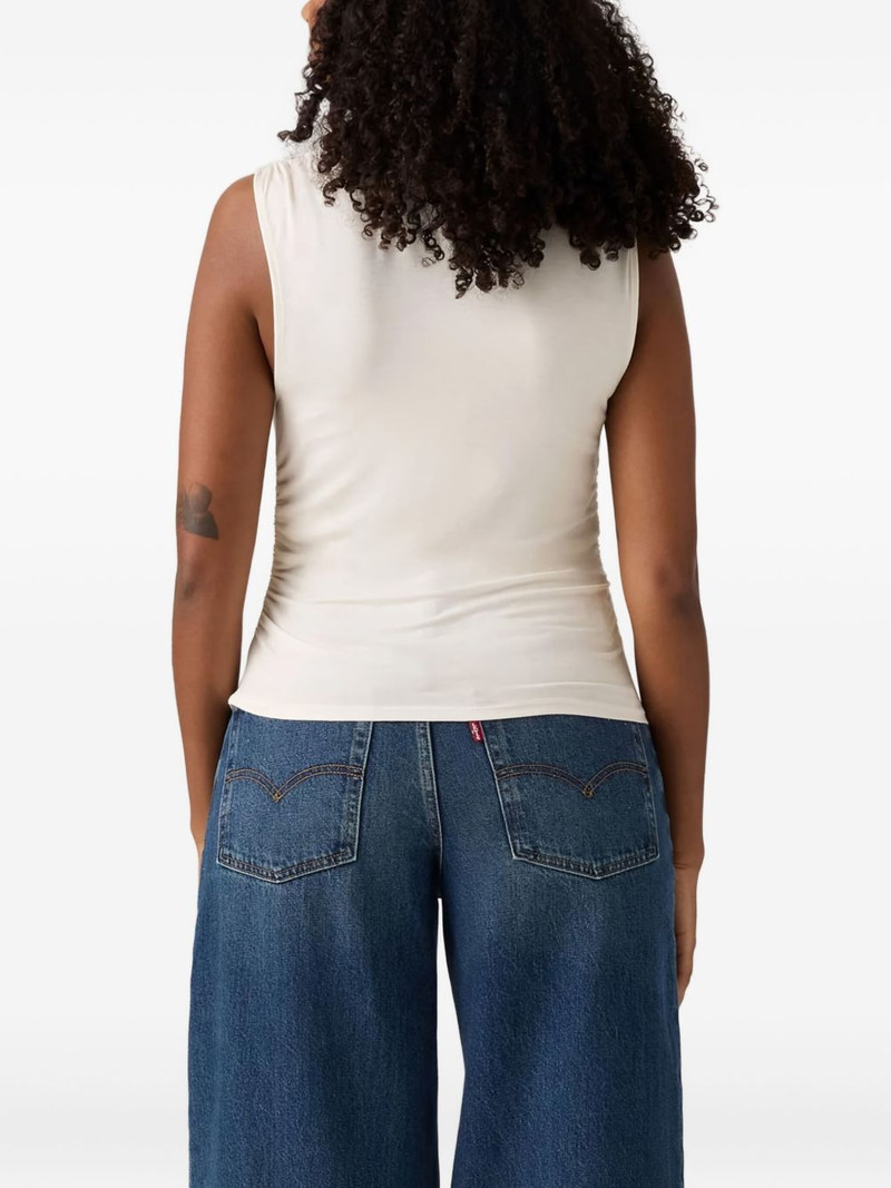 Levi's ruched-design sleeveless top outlook