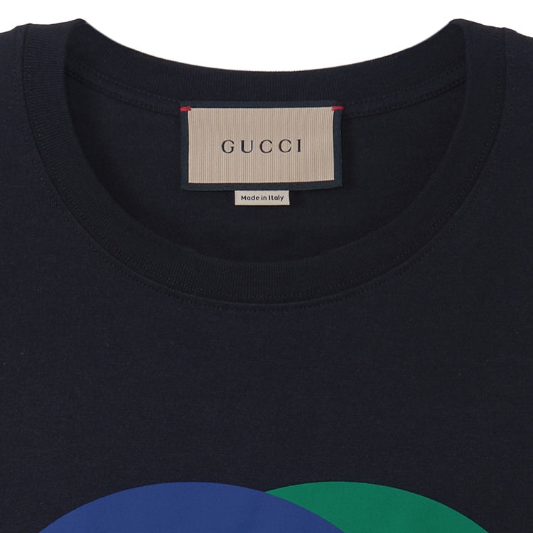 Gucci Round GG Print Cotton T-Shirt 'Black' 548334-XJE7S-1152 - 6