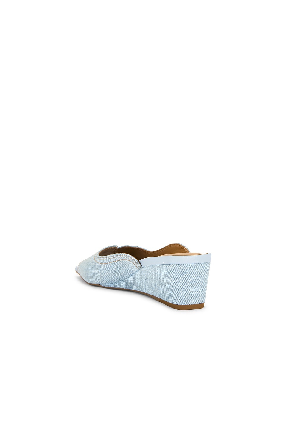 Butterfly Wedge Mule Sandal Denim - 3